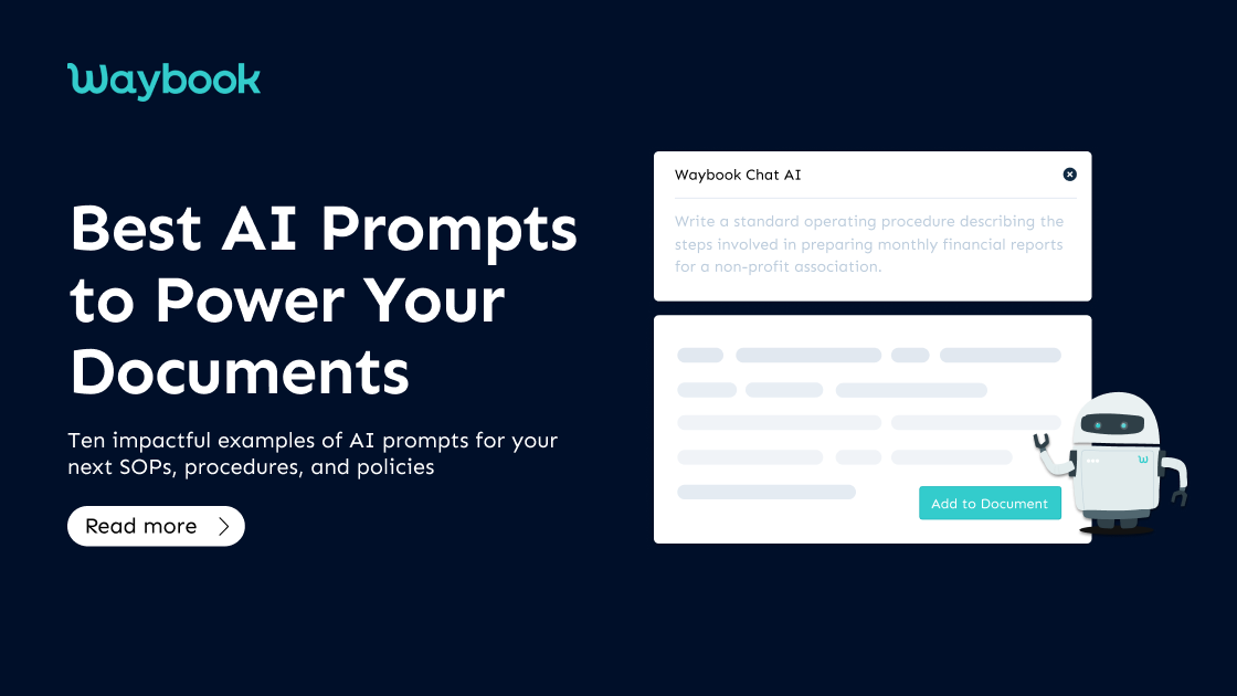 The 10 Best Prompts to Leverage AI-Powered Playbooks and SOPs [Real Examples]